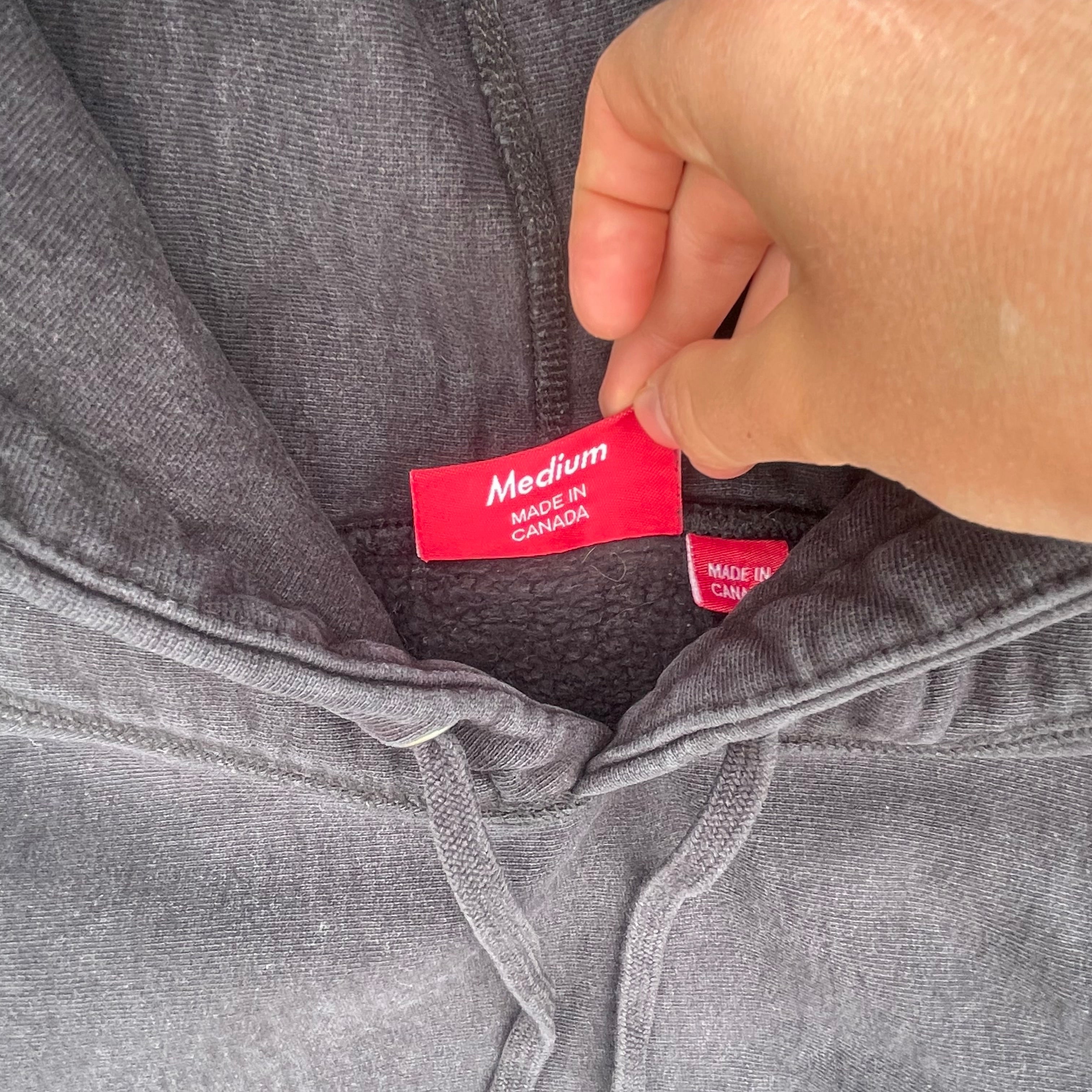 SUPREME OVERDYED S LOGO "BLACK" - SIZE/M