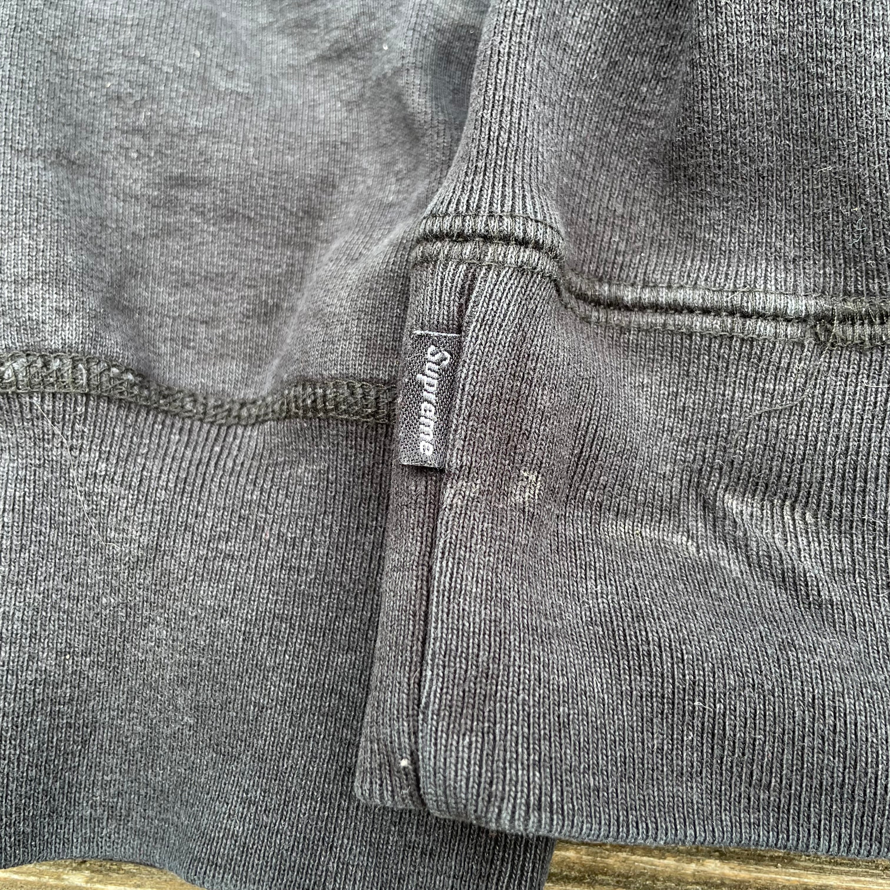 SUPREME OVERDYED S LOGO "BLACK" - SIZE/M