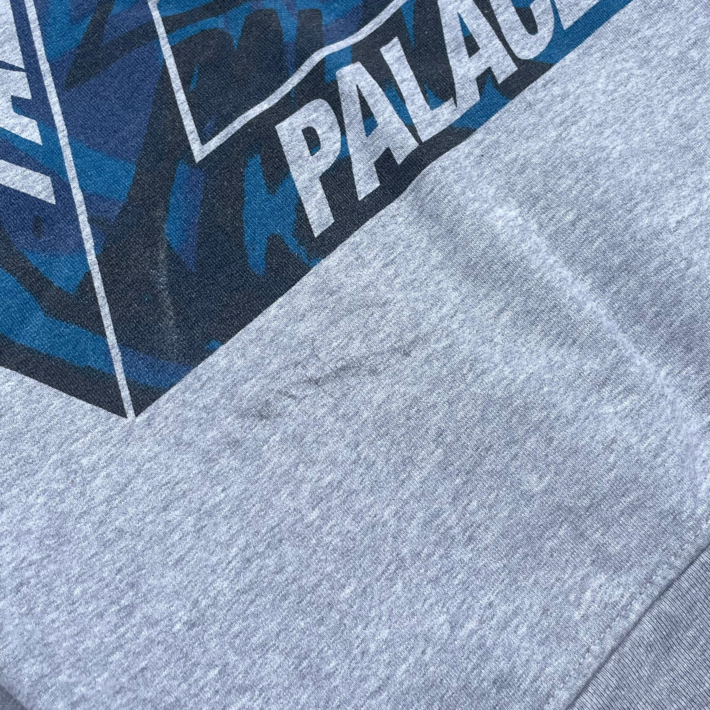 PALACE "ONE WAVE BLUE" HOODIE - SIZE/M