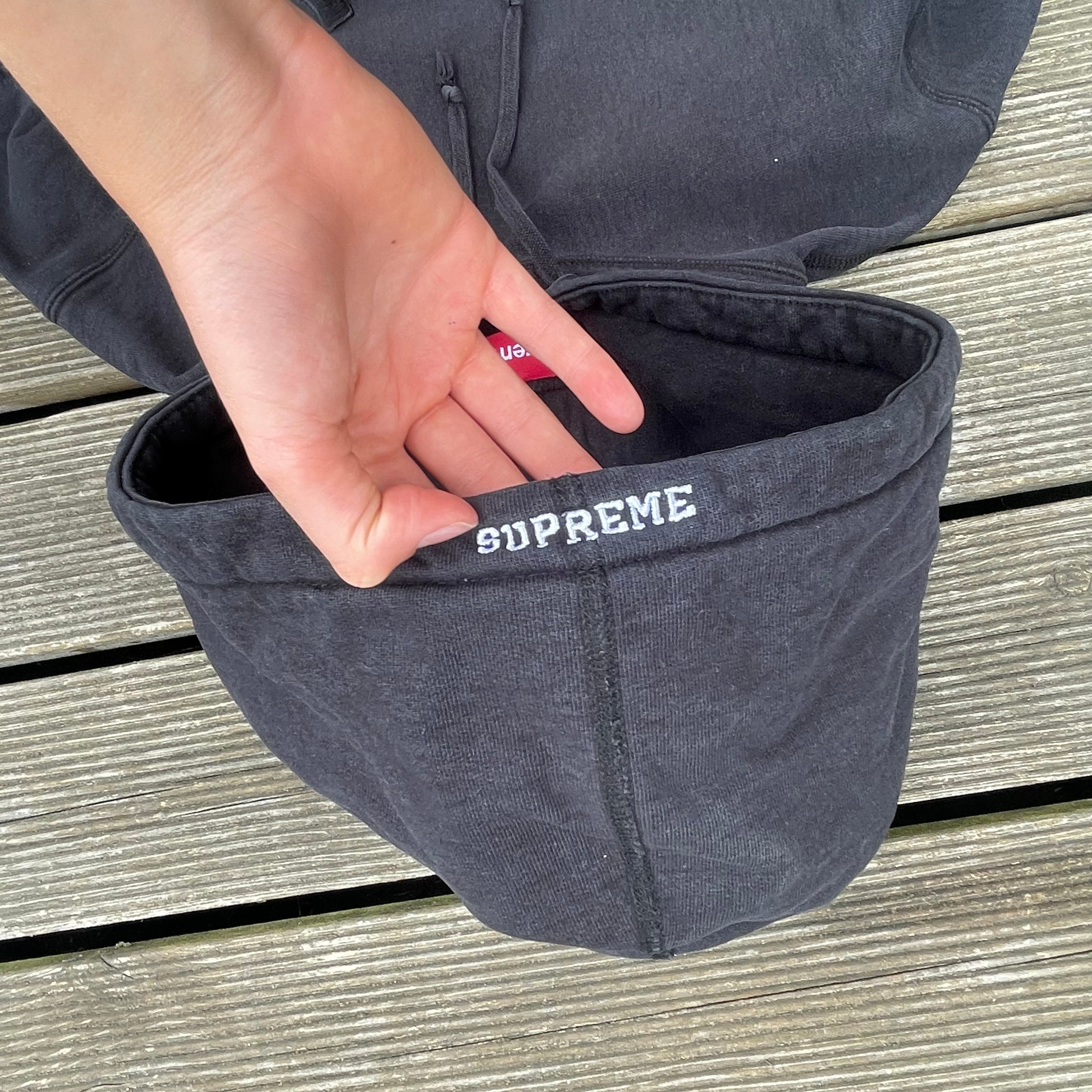 SUPREME OVERDYED S LOGO "BLACK" - SIZE/M