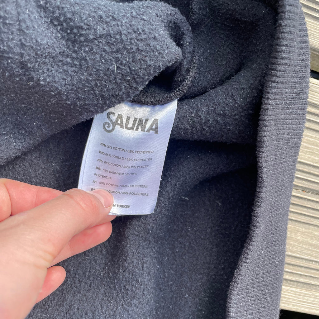 SAUNA CURVE HOODIE [BLACK] SIZE/L