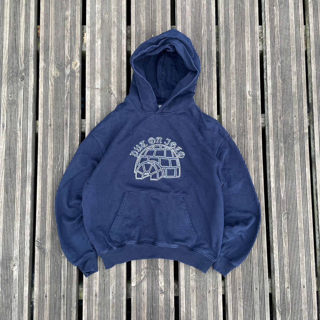 PUT ON IGLO HOODIE ARCHIVE DARK BLUE - SIZE/XS