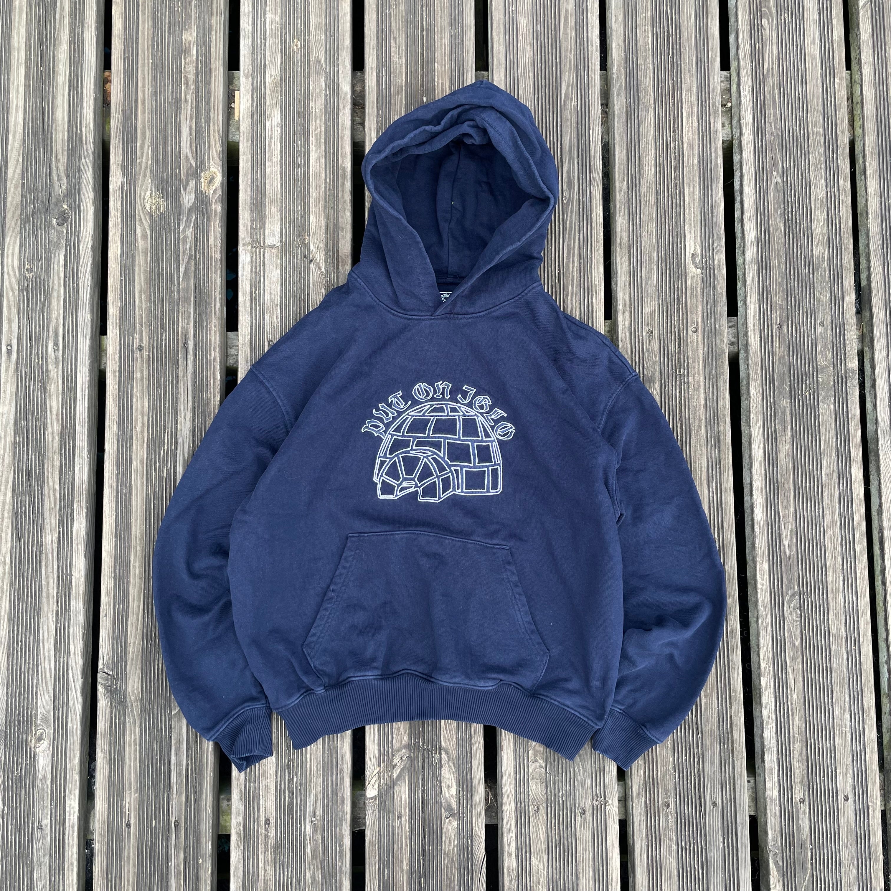 PUT ON IGLO HOODIE ARCHIVE DARK BLUE - SIZE/XS