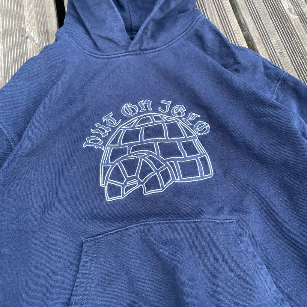 PUT ON IGLO HOODIE ARCHIVE DARK BLUE - SIZE/XS