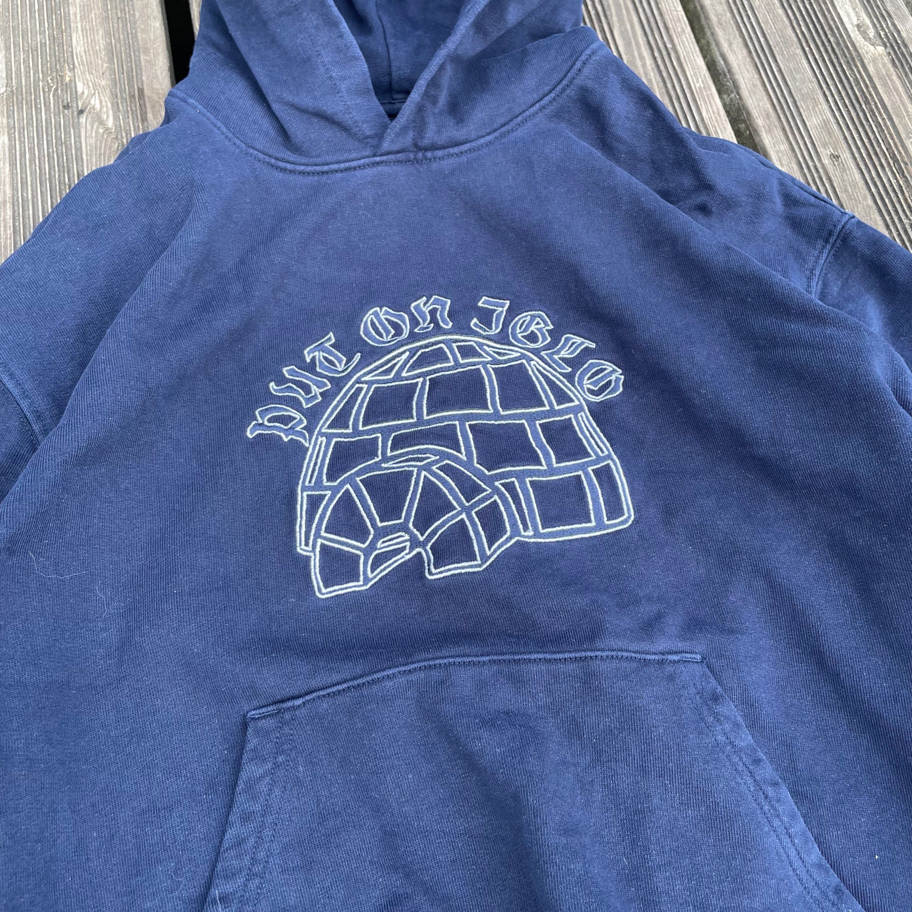 PUT ON IGLO HOODIE ARCHIVE DARK BLUE - SIZE/XS