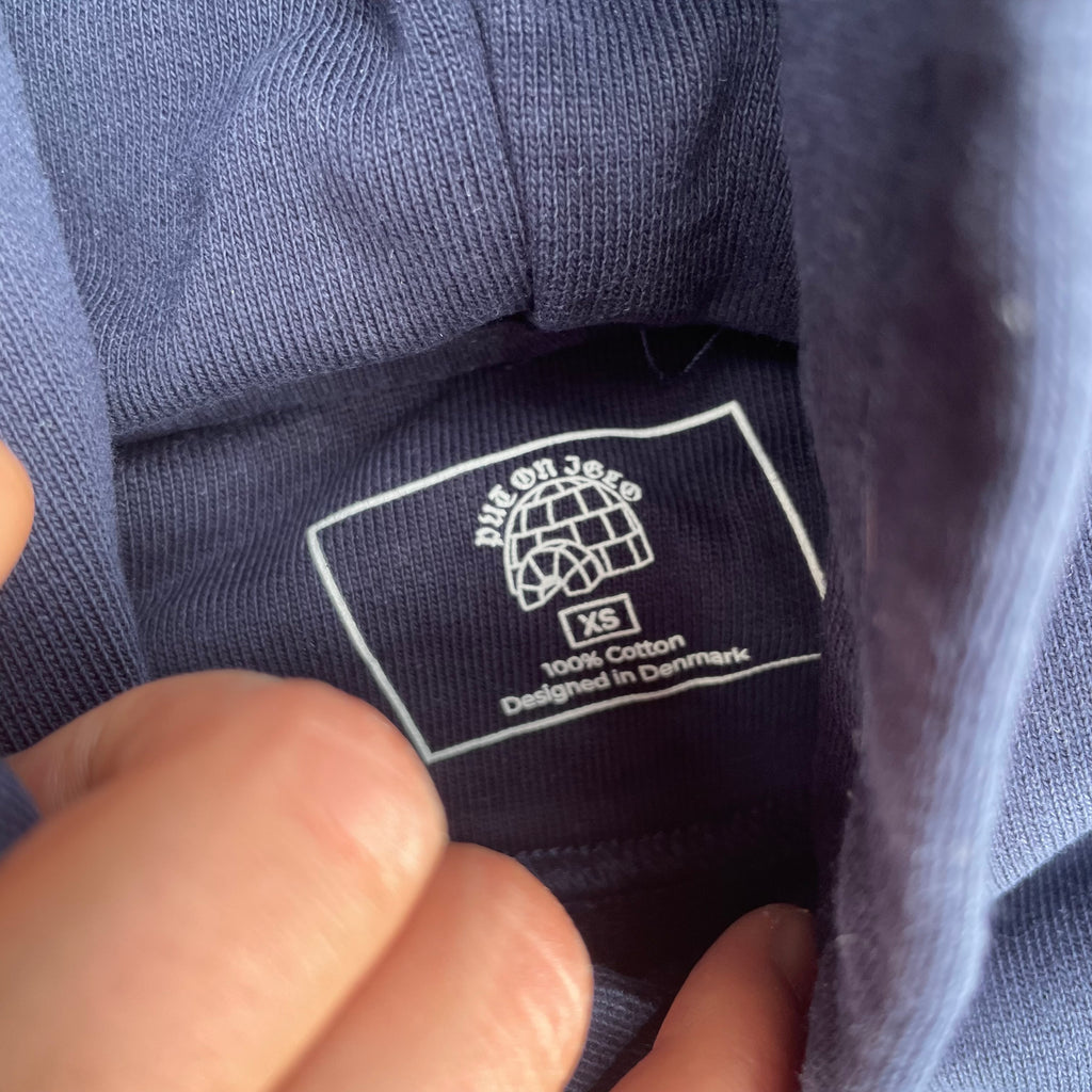 PUT ON IGLO HOODIE ARCHIVE DARK BLUE - SIZE/XS