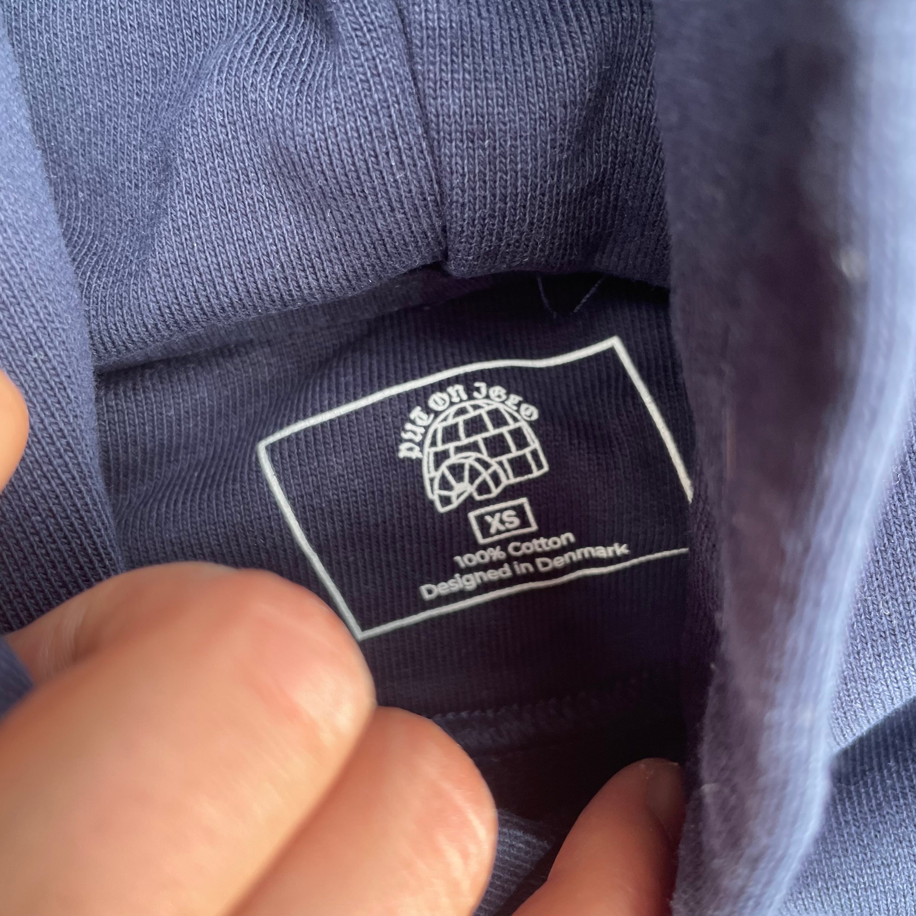 PUT ON IGLO HOODIE ARCHIVE DARK BLUE - SIZE/XS