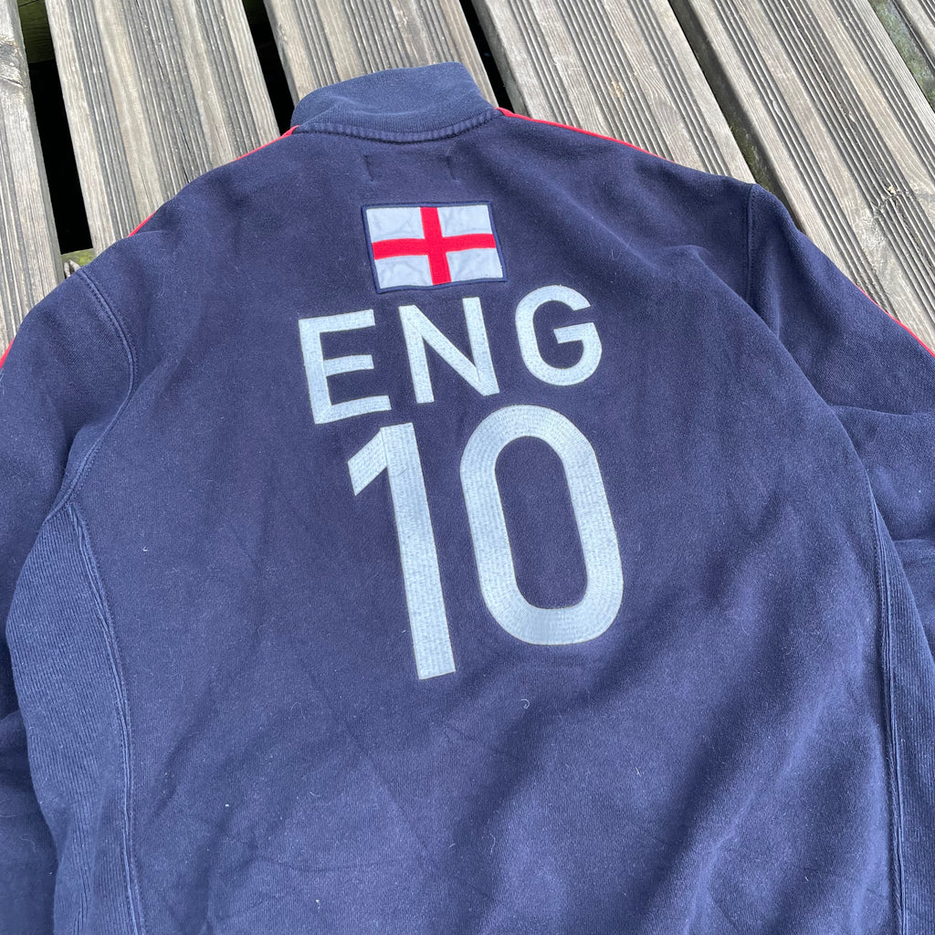 POLO RALPH LAUREN BIG PONY "ENGLAND" COUNTRY ZIP-UP -SIZE/S