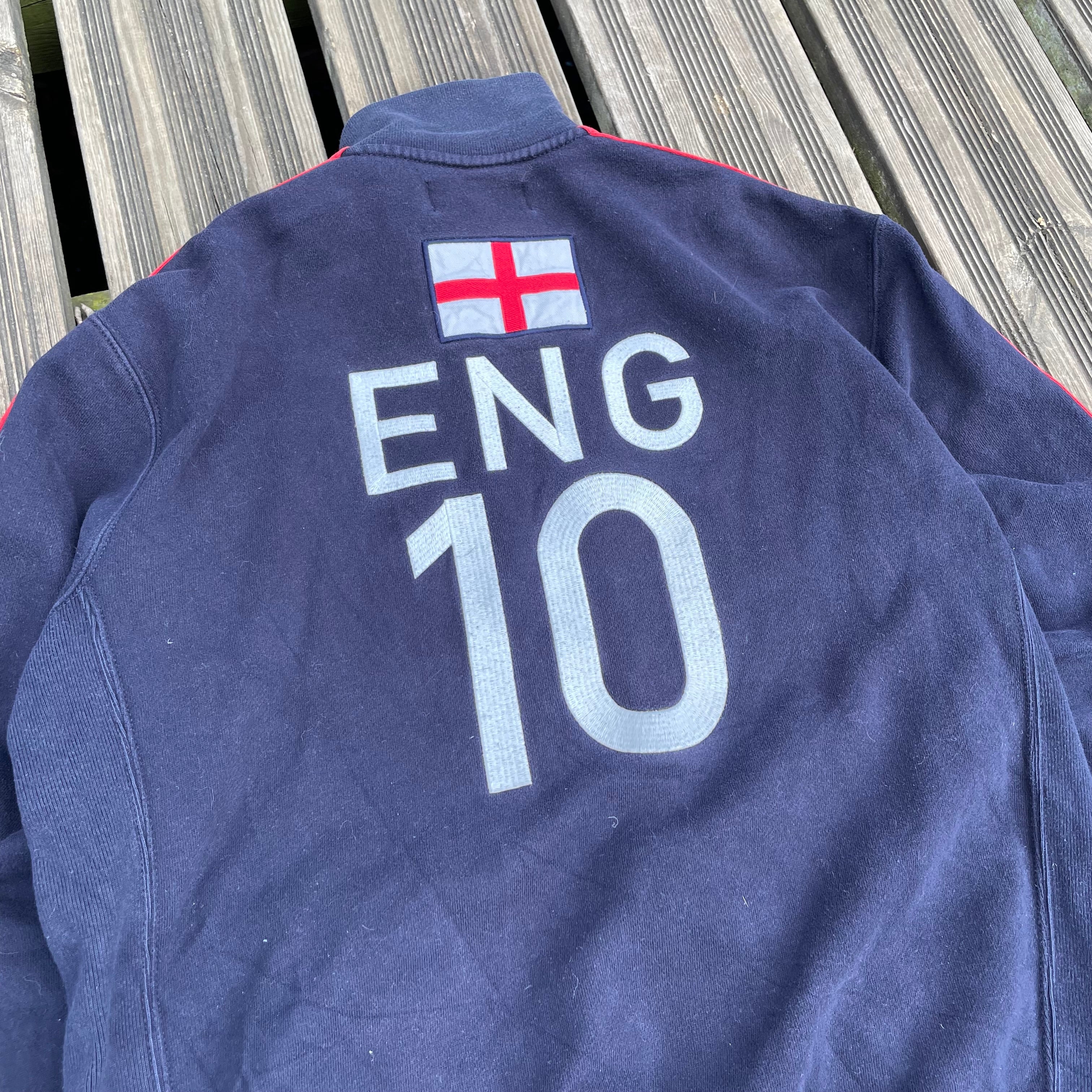 POLO RALPH LAUREN BIG PONY "ENGLAND" COUNTRY ZIP-UP -SIZE/S