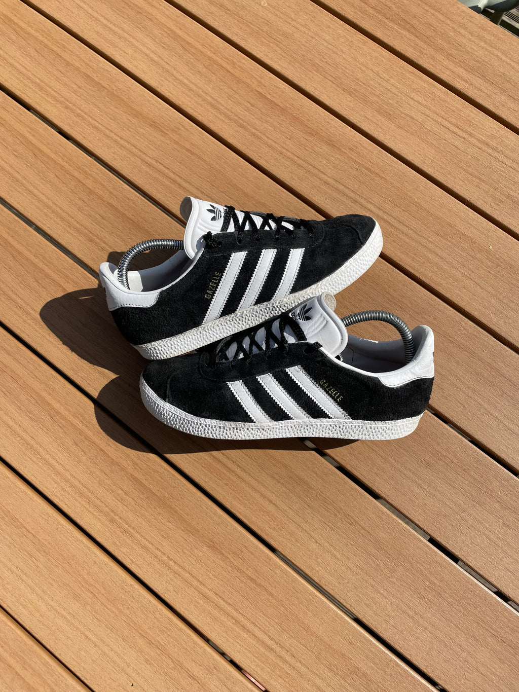 Adidas Gazelle "Core Black/White" - Size/38,5