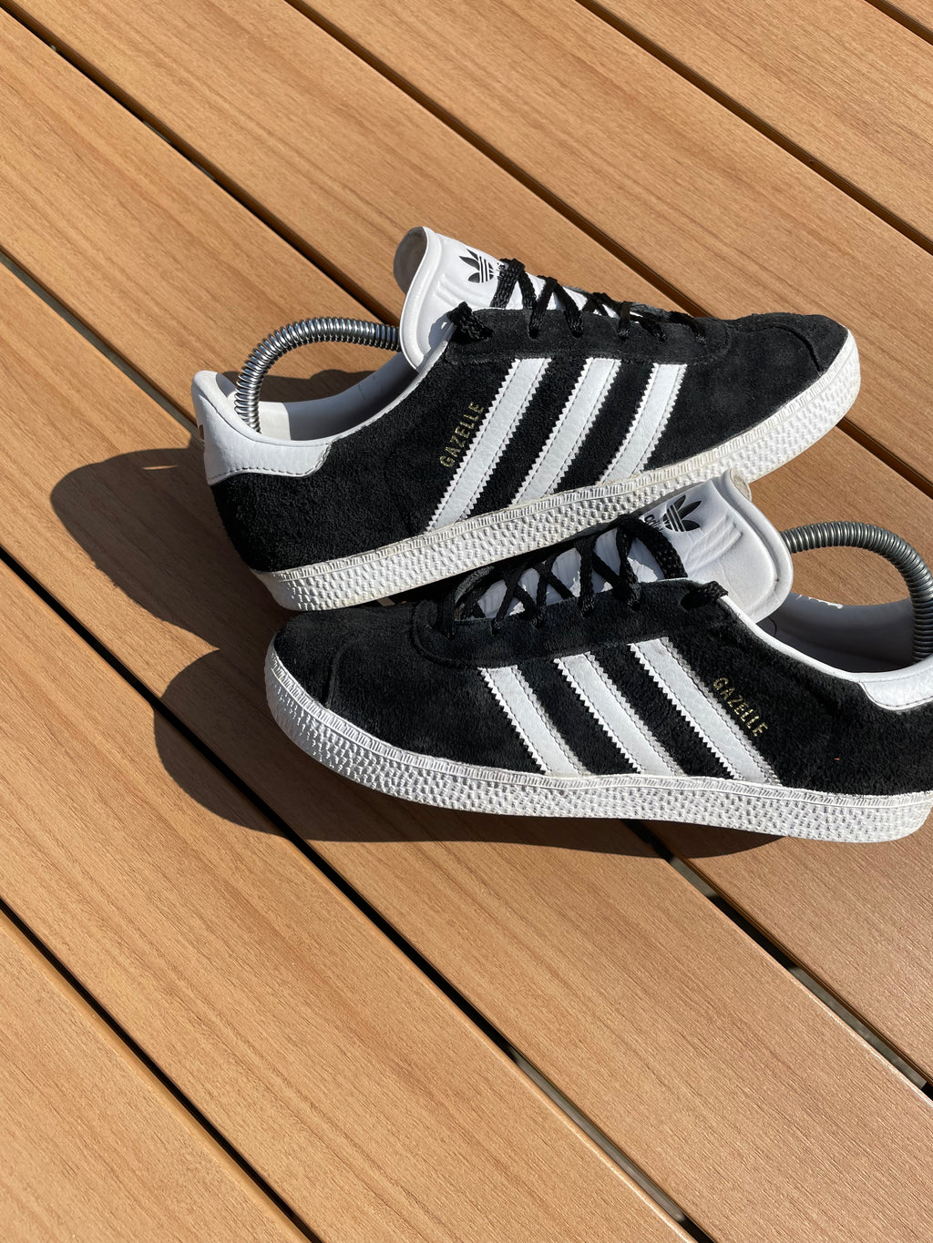 Adidas Gazelle "Core Black/White" - Size/38,5