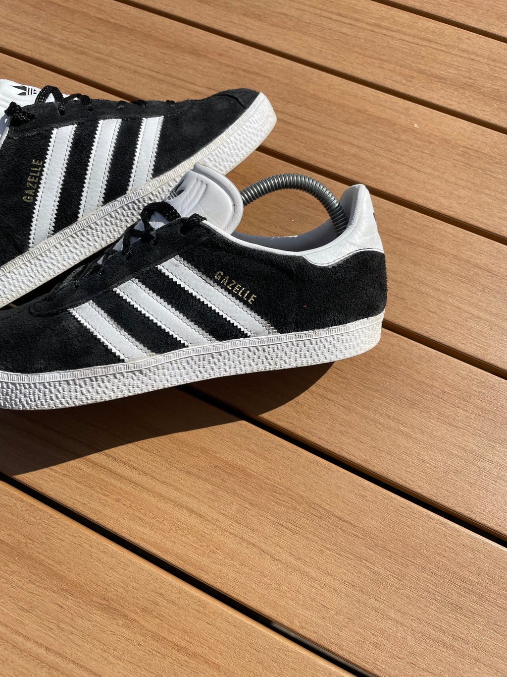 Adidas Gazelle "Core Black/White" - Size/38,5