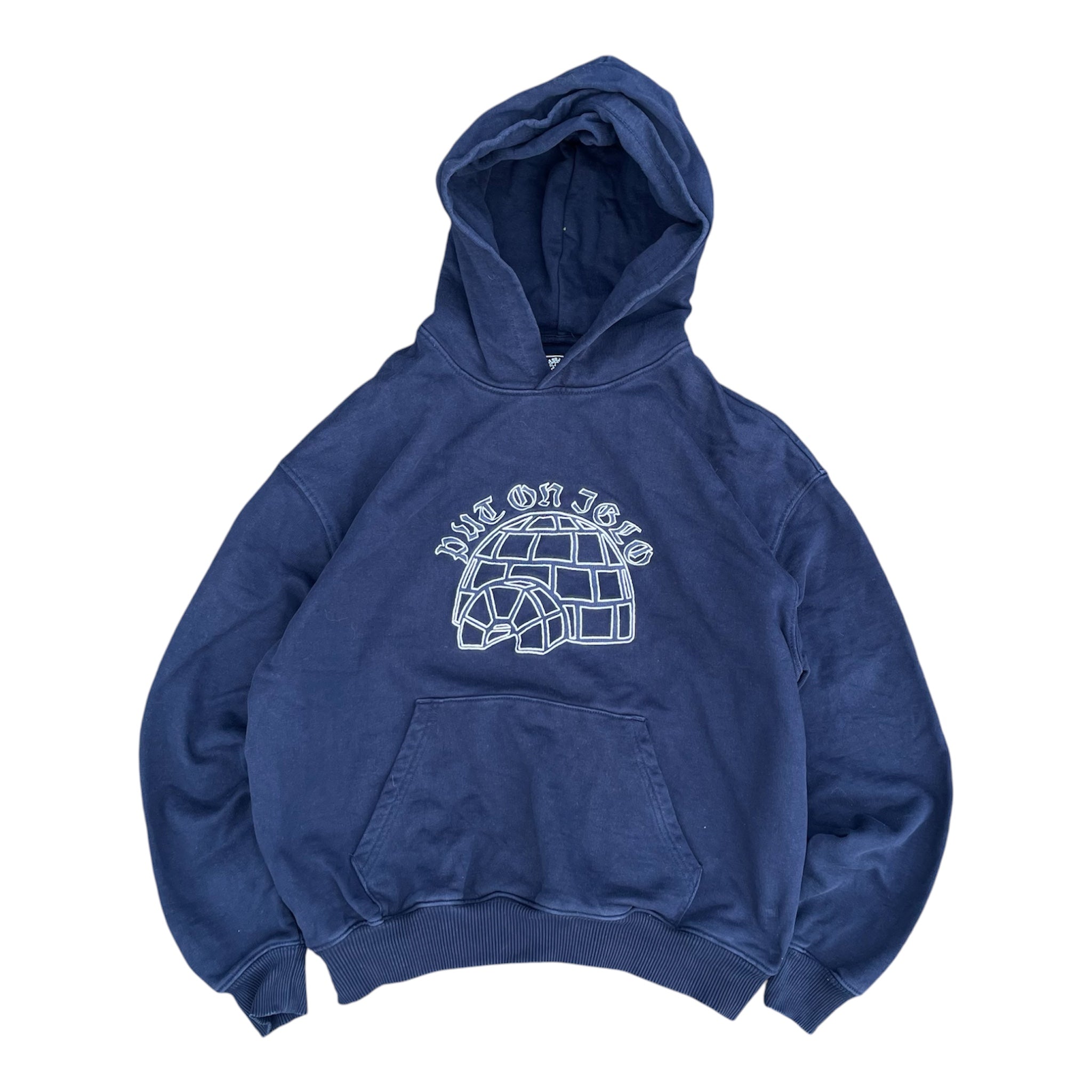 PUT ON IGLO HOODIE ARCHIVE DARK BLUE - SIZE/XS